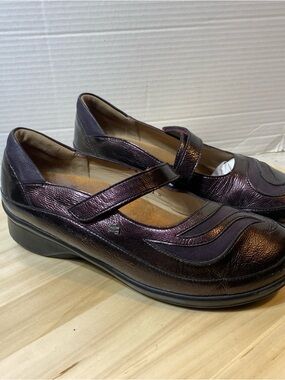 Finn Comfort Shoes Purple Patent Leather Mary Jane Shoes Women’s Size 5.5
